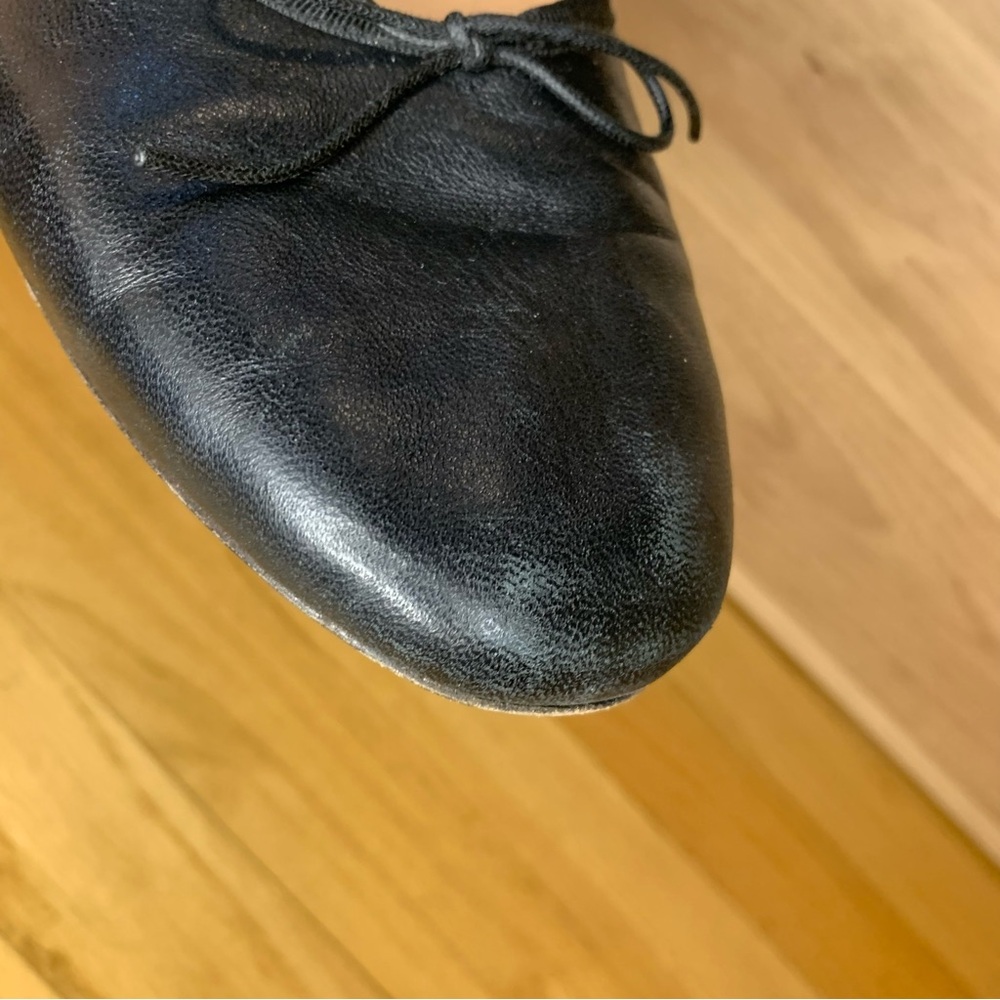 Mansur Gavriel Black Leather Flats - Picture 8 of 11